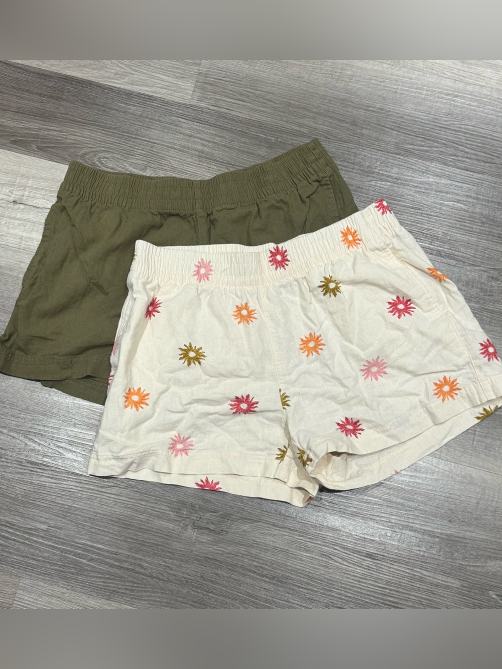 Old Navy Set of 2 Linen Blend Shorts | Size Large | Summer Bundle
